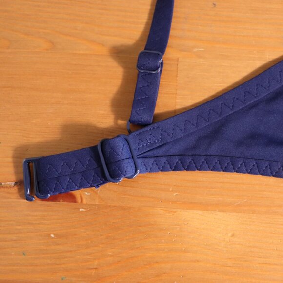 Land's End Two piece bikini set Bra 13, 36DDD/38; Bottom Size 8, blue purple - Picture 11 of 12